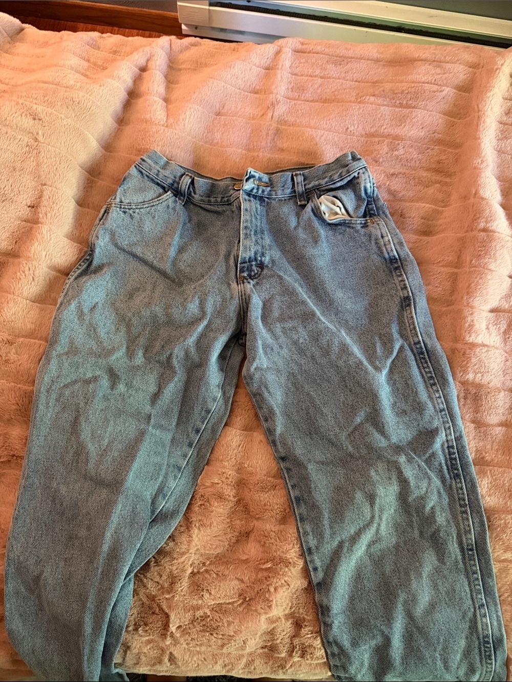 Relaxed Fit Light Blue Denim Jeans